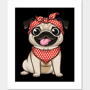 Pug-Mama: A Mother's Love in a Precious Pug Package Posters and Art